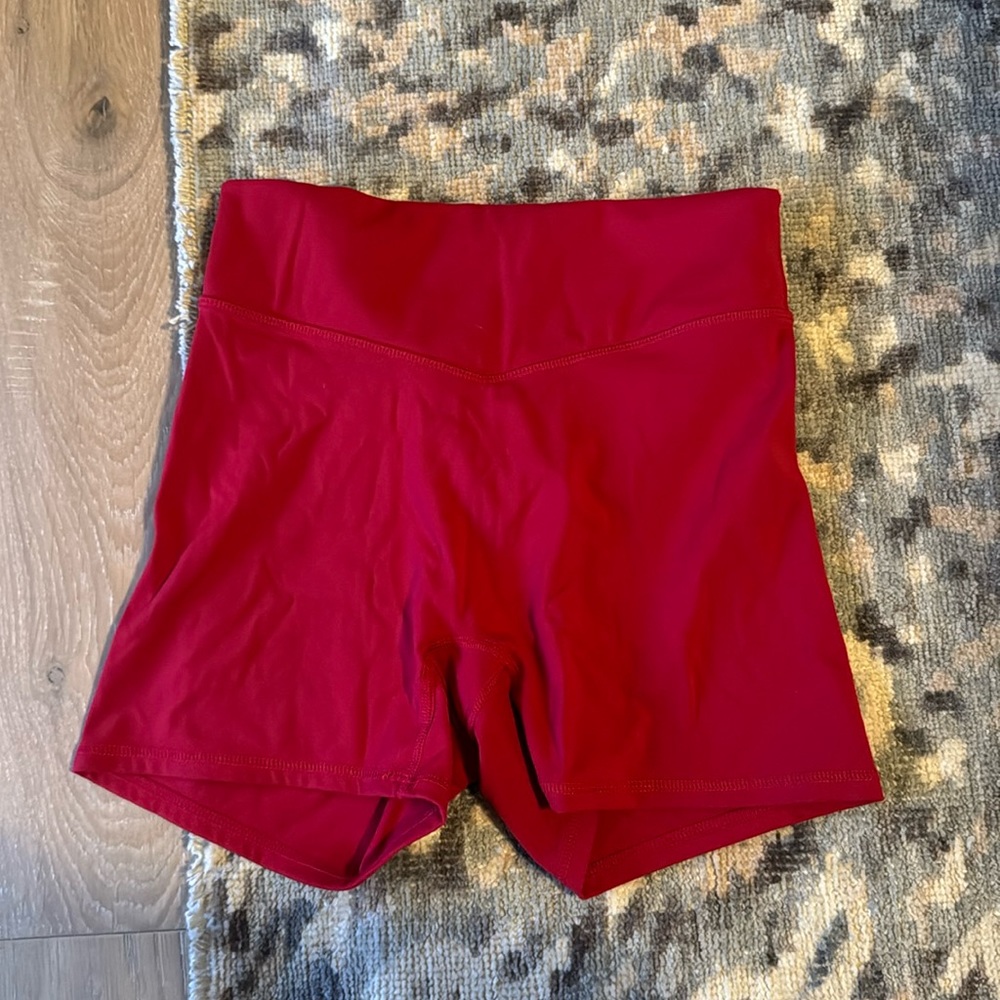 Vitality/ balance athletica red cloud shorts